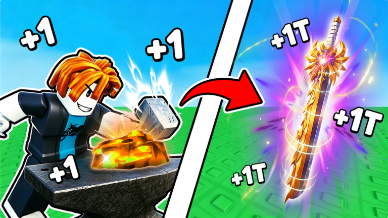 Official +1 Loot To Forge Roblox game artwork